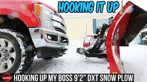 boss snow plow hook up